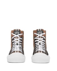 Burberry Vintage Check Lace Up Sneakers