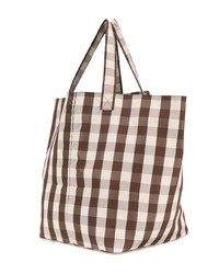 Trademark Large Gingham Grocery Tote