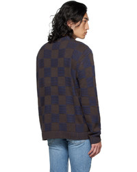 Levi's Brown Battery Check Sweater