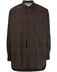 White Mountaineering Checked  Jacquard Long Sleeve Shirt