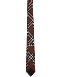 Burberry Brown Check Tie