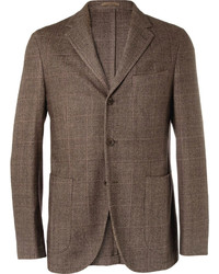Boglioli Coat Slim Fit Unstructured Wool Cotton And Cashmere Blend Blazer
