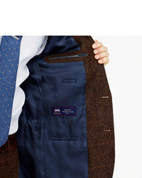 J.Crew Ludlow Suit Jacket In Herringbone Windowpane English Wool