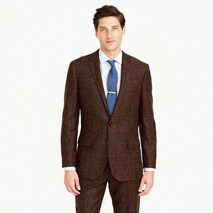 j crew wool suit