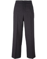 Incotex Checked Wide Leg Trousers