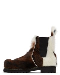 Magliano Brown Cow Punk Monster Chelsea Boots