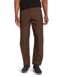 Vans Authentic Straight Leg Chino Pants In Demitasse At Nordstrom
