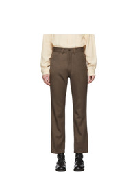 Lemaire Beige Boot Cut Trousers