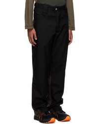 AFFXWRKS Black Brown Paneled Trousers
