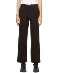 Helmut Lang Brown Core Trousers