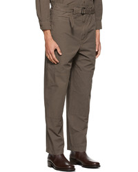 Lemaire Brown Cotton Trench Trousers