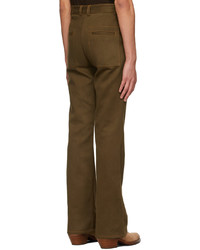 Phlemuns Brown Cotton Trousers