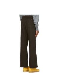 Needles Brown Faux Suede Cowboy Trousers