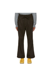 Needles Brown Faux Suede Cowboy Trousers