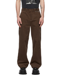 Stolen Girlfriends Club Brown Formal Apology Trousers