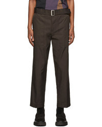 3.1 Phillip Lim Brown Patch Pocket Trousers