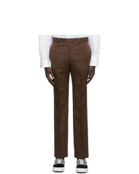 Wooyoungmi Brown Satin Trousers