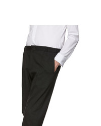 Giorgio Armani Brown Stretch Jersey Trousers