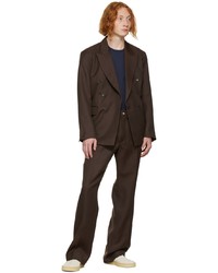 Second/Layer Brown Valluco Trousers