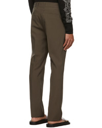 Givenchy Brown Wool Classic Trousers