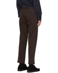 Tiger of Sweden Burgundy Caiden Trousers