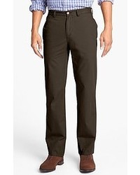 Maker & Company Flat Front Chinos Brown 35 X 34