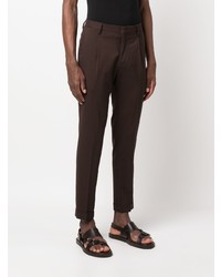 Briglia 1949 Pleated Cropped Chino Trousers