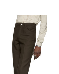 St-Henri Ssense Brown Rancher Dress Trousers