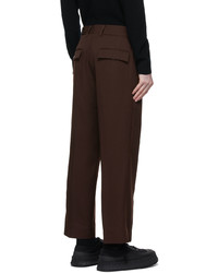 Wooyoungmi Tapered Stitch Cropped Trousers