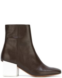 Jacquemus Chunky Heel Ankle Boots