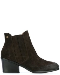 Buttero Chunky Heel Ankle Boots