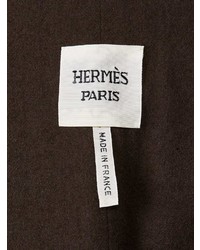 Hermès Vintage Hermes Brown Crocodile Coat