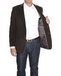 Ralph Lauren Dark Brown Corduroy Blazer Sportcoat With Elbow Patches