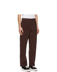 MSGM Brown Corduroy Trousers