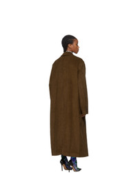 Rokh Brown Corduroy Double Breasted Coat