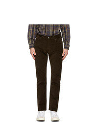 Levis Made and Crafted Brown Corduroy 502 Trousers