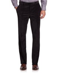 Saks Fifth Avenue Collection Flat Front Corduroy Pants