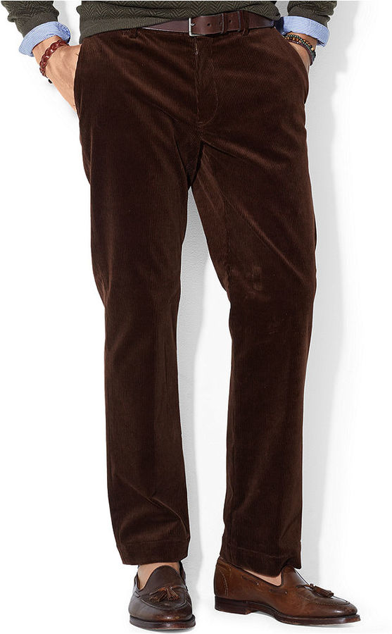 Dark Brown Corduroy trousers : malefashionadvice
