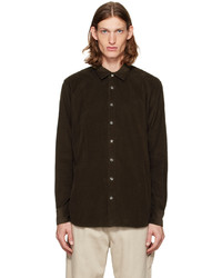 Moncler Brown Button Shirt