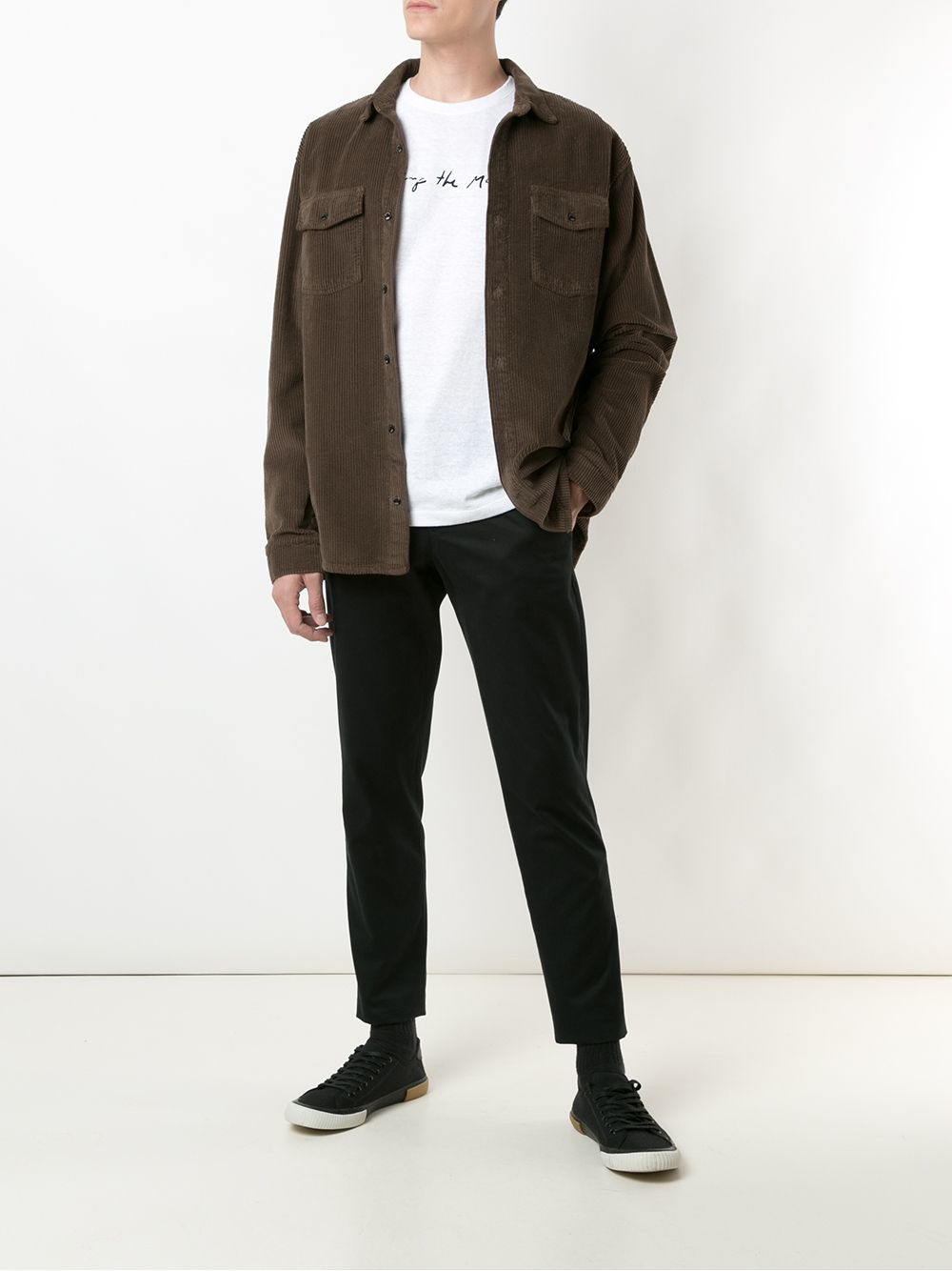 OSKLEN Velvet Corduroy Shirt, $145 | farfetch.com | Lookastic