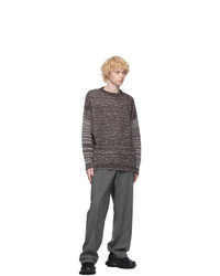 Ottolinger Brown And White Forever Knit Sweater