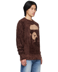 BAPE Brown Ape Face Sweater