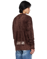 BAPE Brown Ape Face Sweater