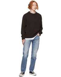 Frame Brown Cashmere The Crewneck Sweater