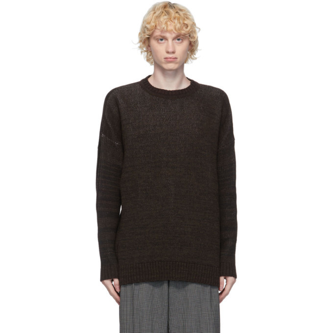 Ottolinger Brown Forever Knit Sweater, $384 | SSENSE | Lookastic