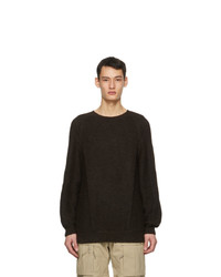ACRONYM Brown Hand Knit Air Jet Sweater