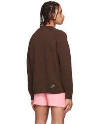 Sky High Farm Brown Recycled Cotton Sweater