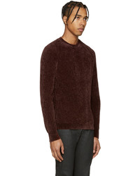 Maison Margiela Brown Ribbed Sweater