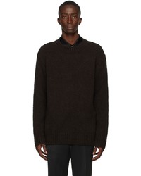 Dries Van Noten Brown Wool Sweater
