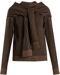 Isa Arfen Cosy Striped Wool Sweater